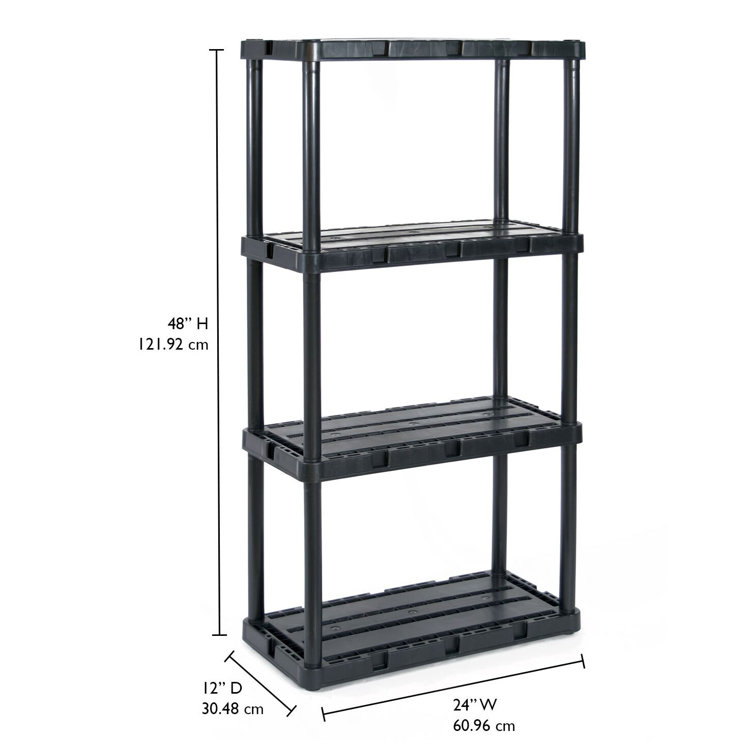Gracious Living Storage 12'' W Plastic Shelving Unit & Reviews Wayfair Canada